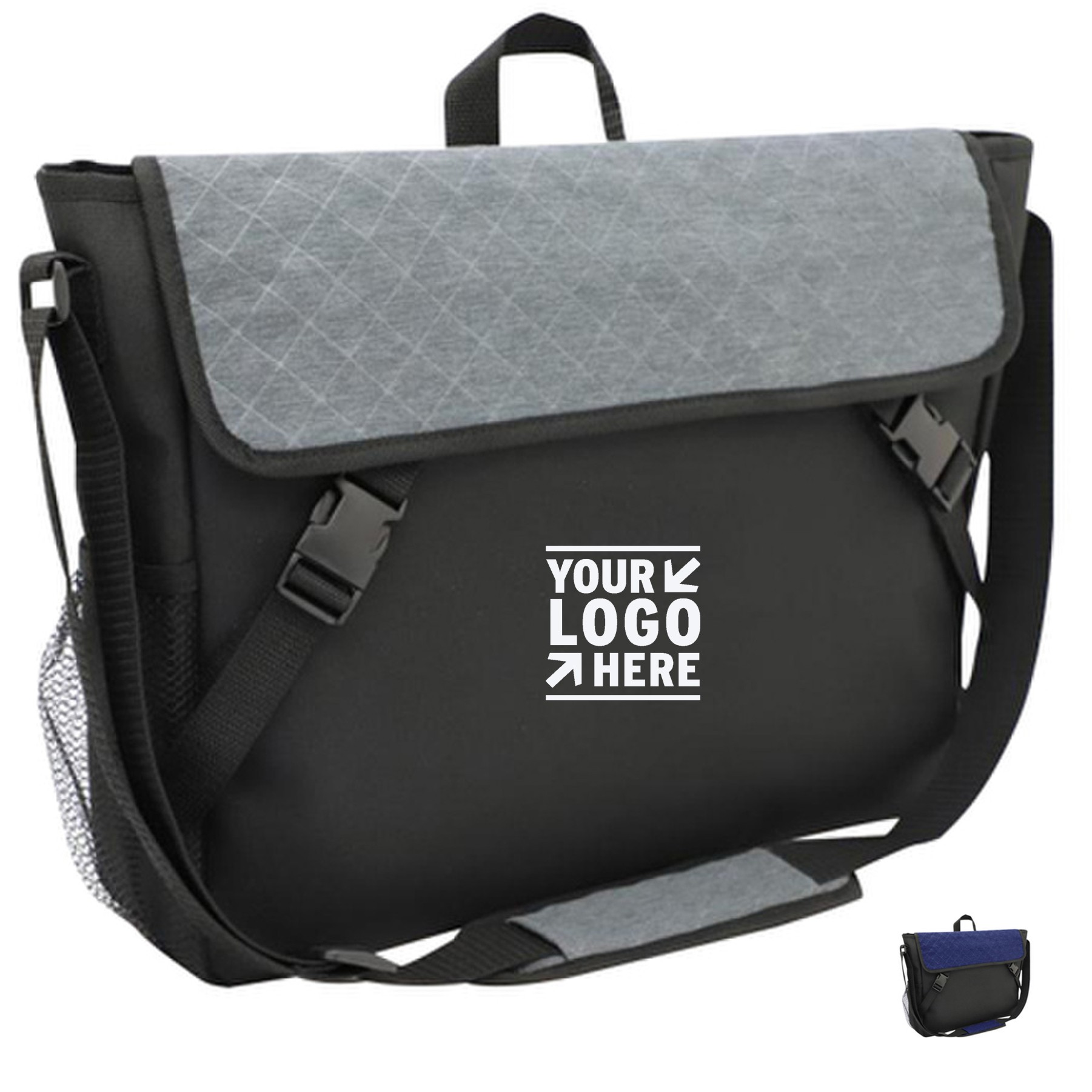 Custom Printed Diamond Messenger Bag 2