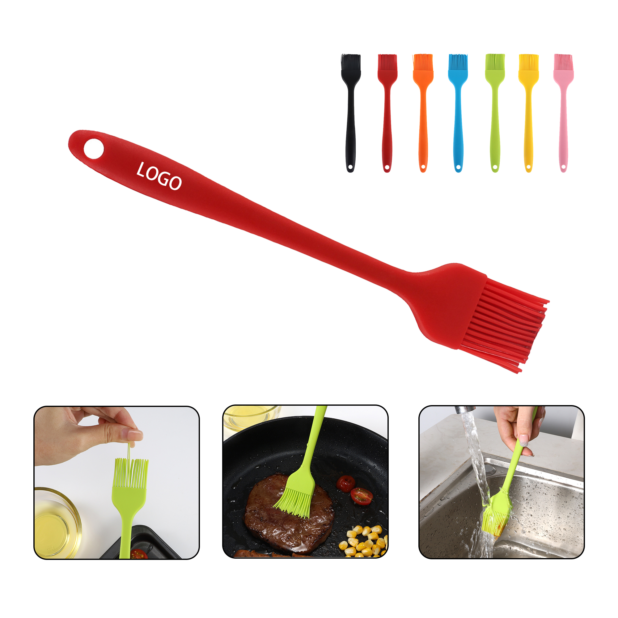 MOQ:20pcs Kitchen Silicone Brush 1