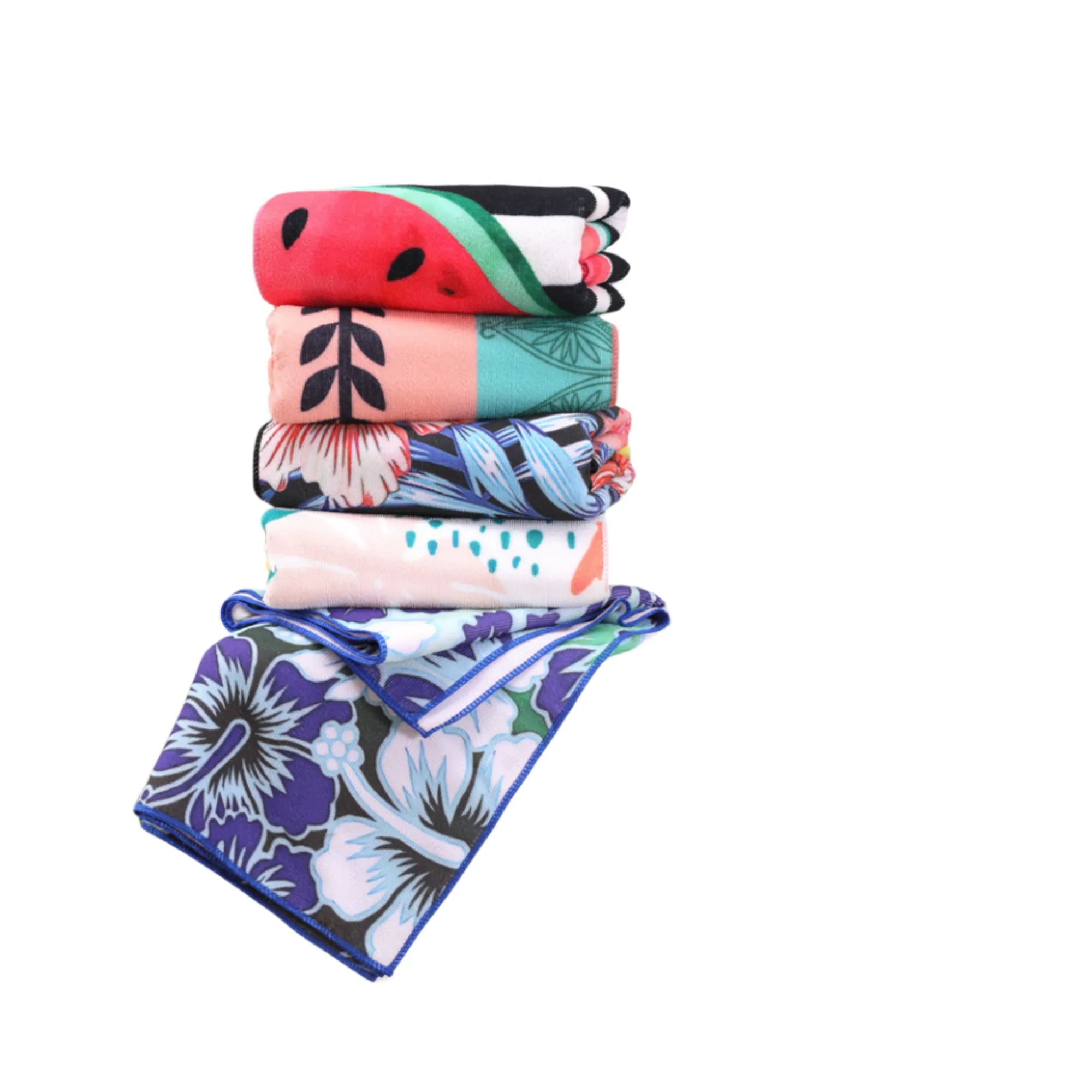 Microfiber Double Sided Fleece Portable Beach Towel 3