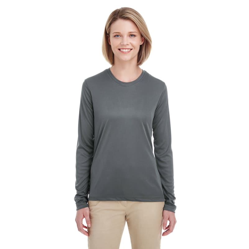 UltraClub Ladies' Cool & Dry Performance Long-Sleeve Top 8