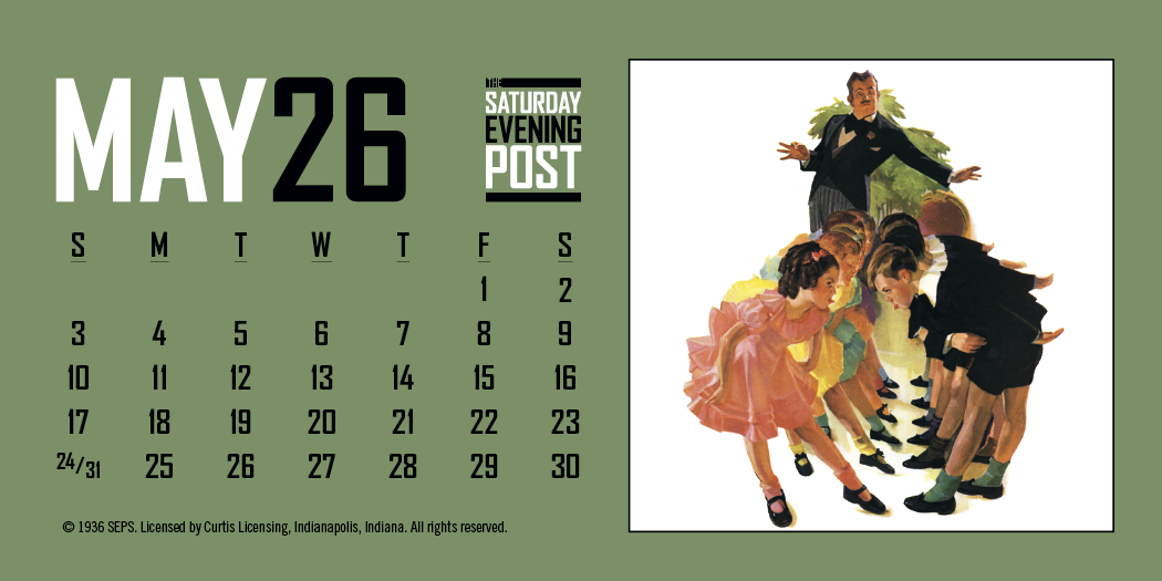 Triumph® Calendars The Saturday Evening Post Desk Calendar 11