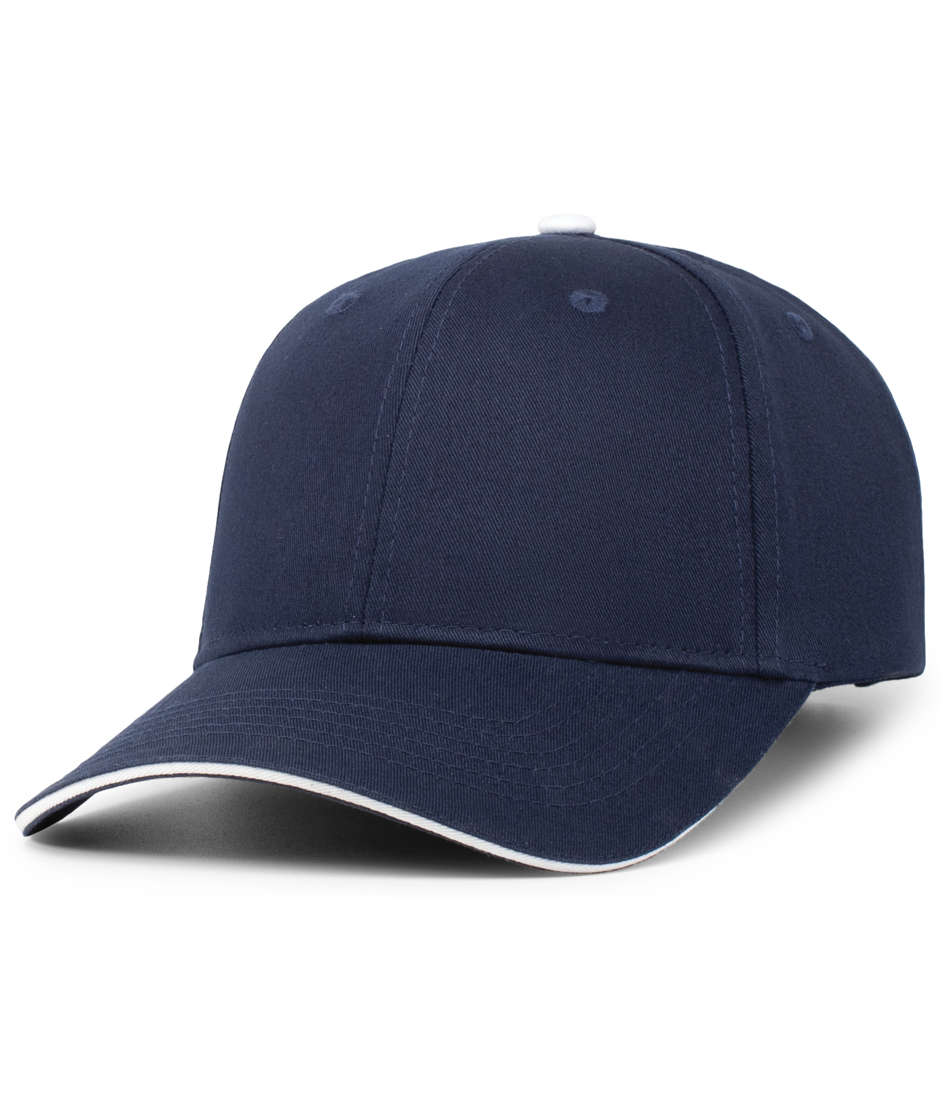 Brushed Twill Cap With Sandwich Bill 5