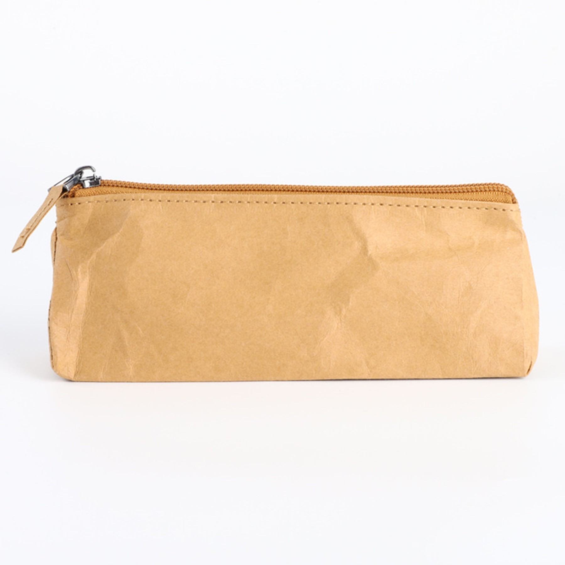 Solid Color Unisex Zipper Pencil Case 6
