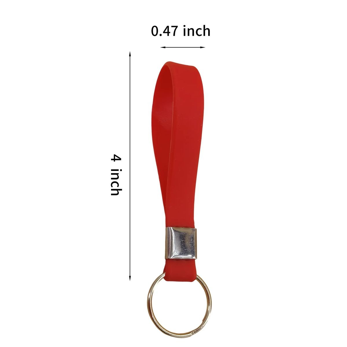 Silicone Wristband Key Chain with Custom Logo 3