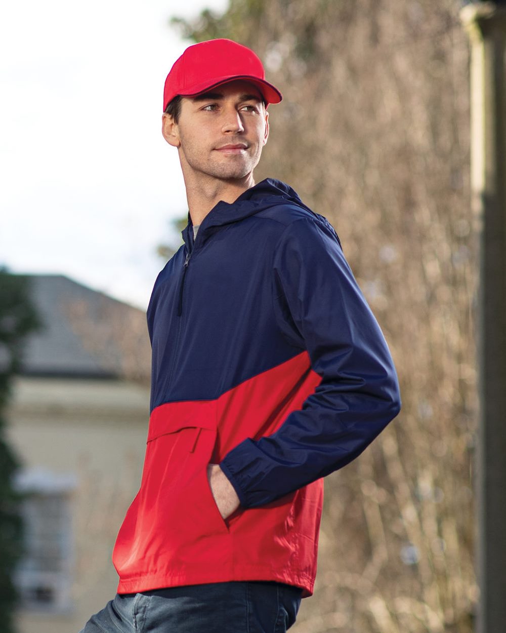 Men's Packable Quarter-Zip Jacket - 229534 51