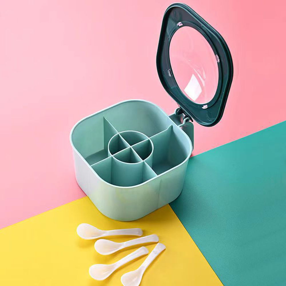 Four Grid Integrated Kitchen Seasoning Box 3