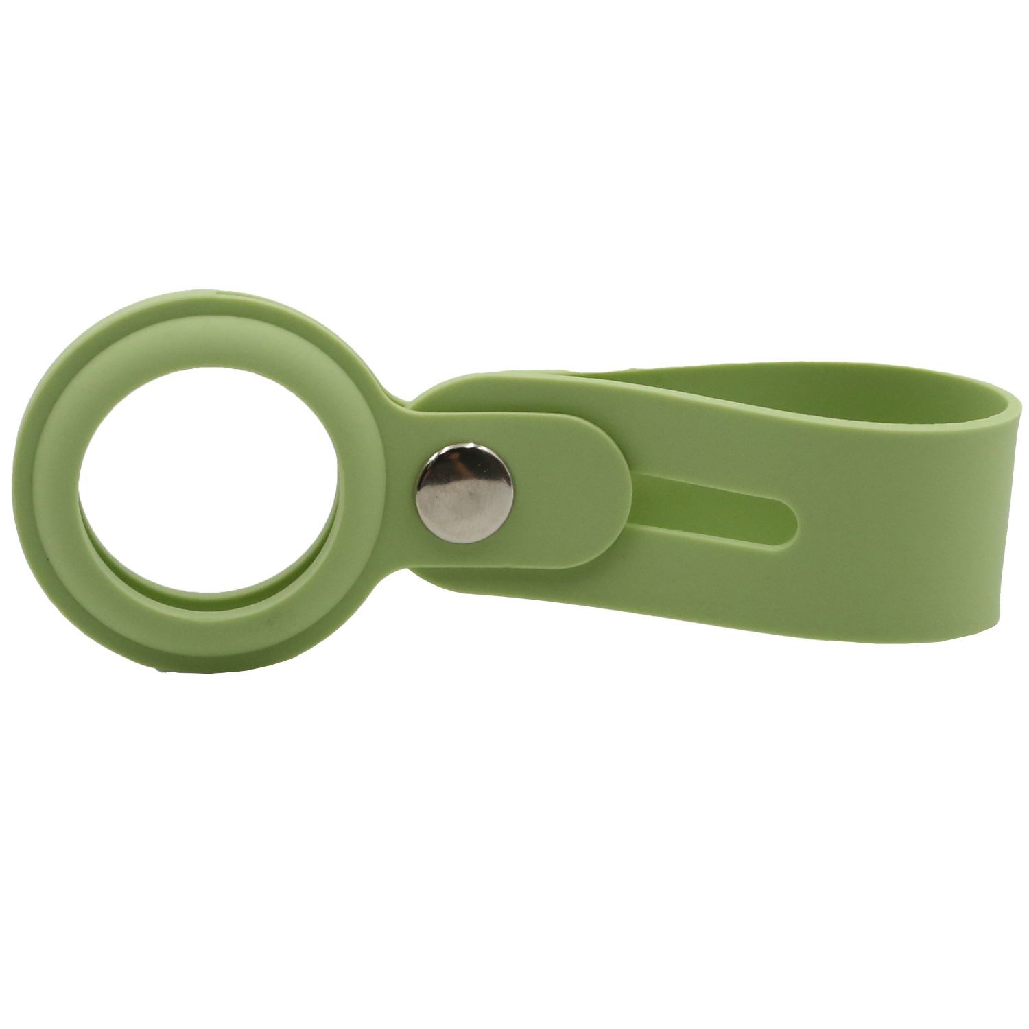 Silicone AirTag Holder w/Button Closure Custom Airtag Keeper 5