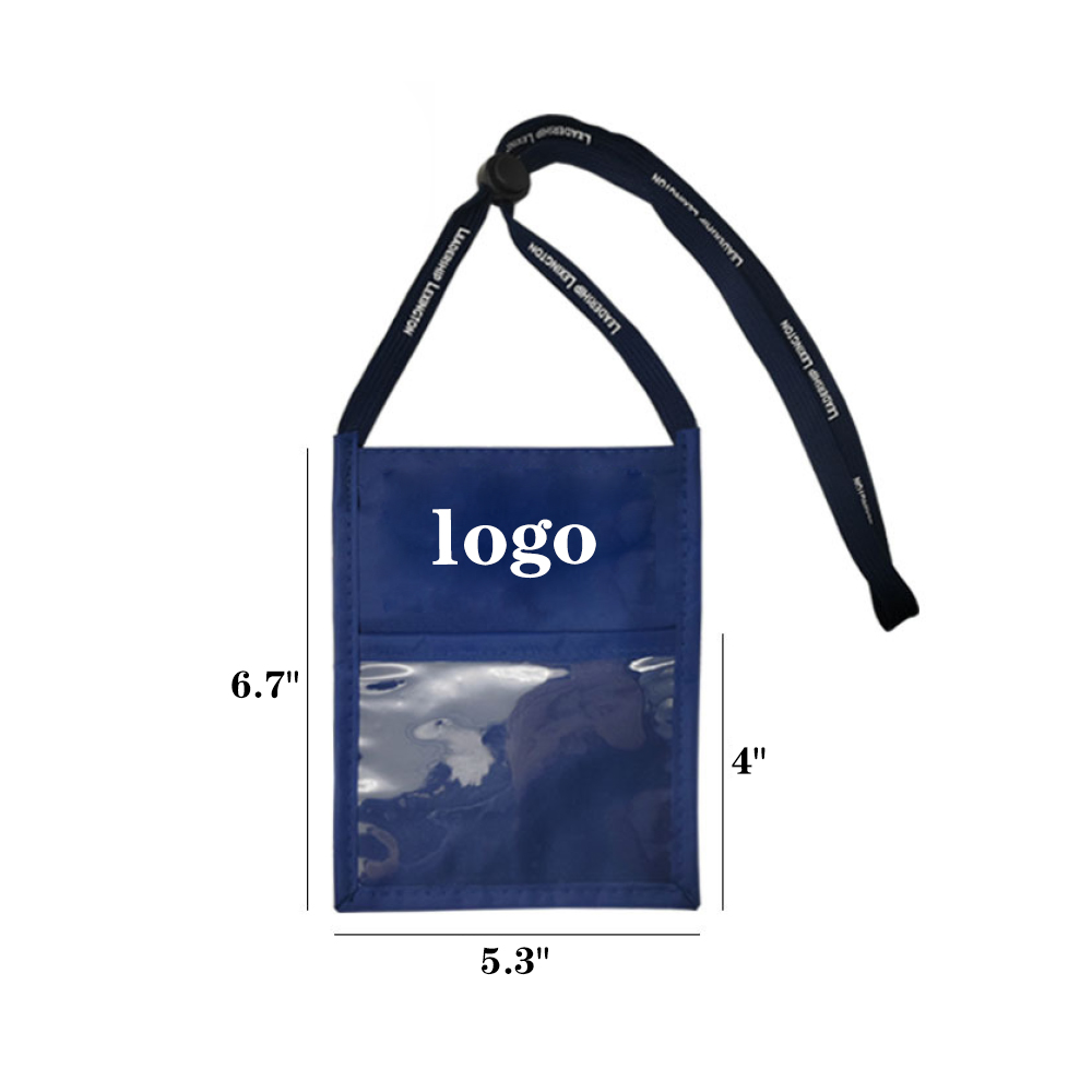 PVC ID Card Neck Lanyard Holder 1