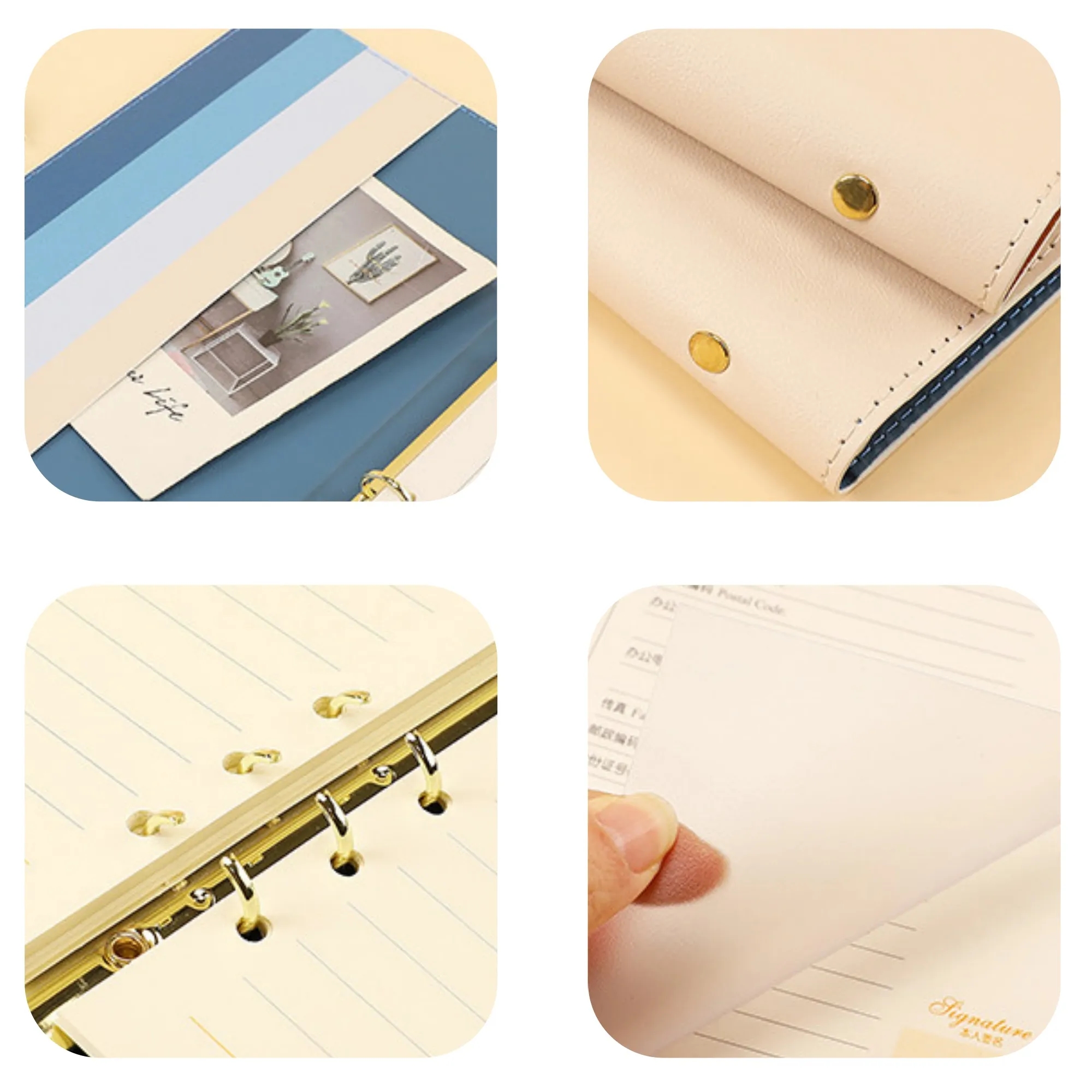 A5 Binder Notebook Refillable 2
