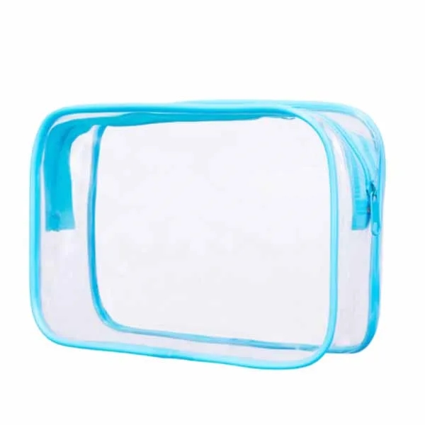 Toiletry Zipper Carry PVC Pouch Cosmetic Makeup Bag 6