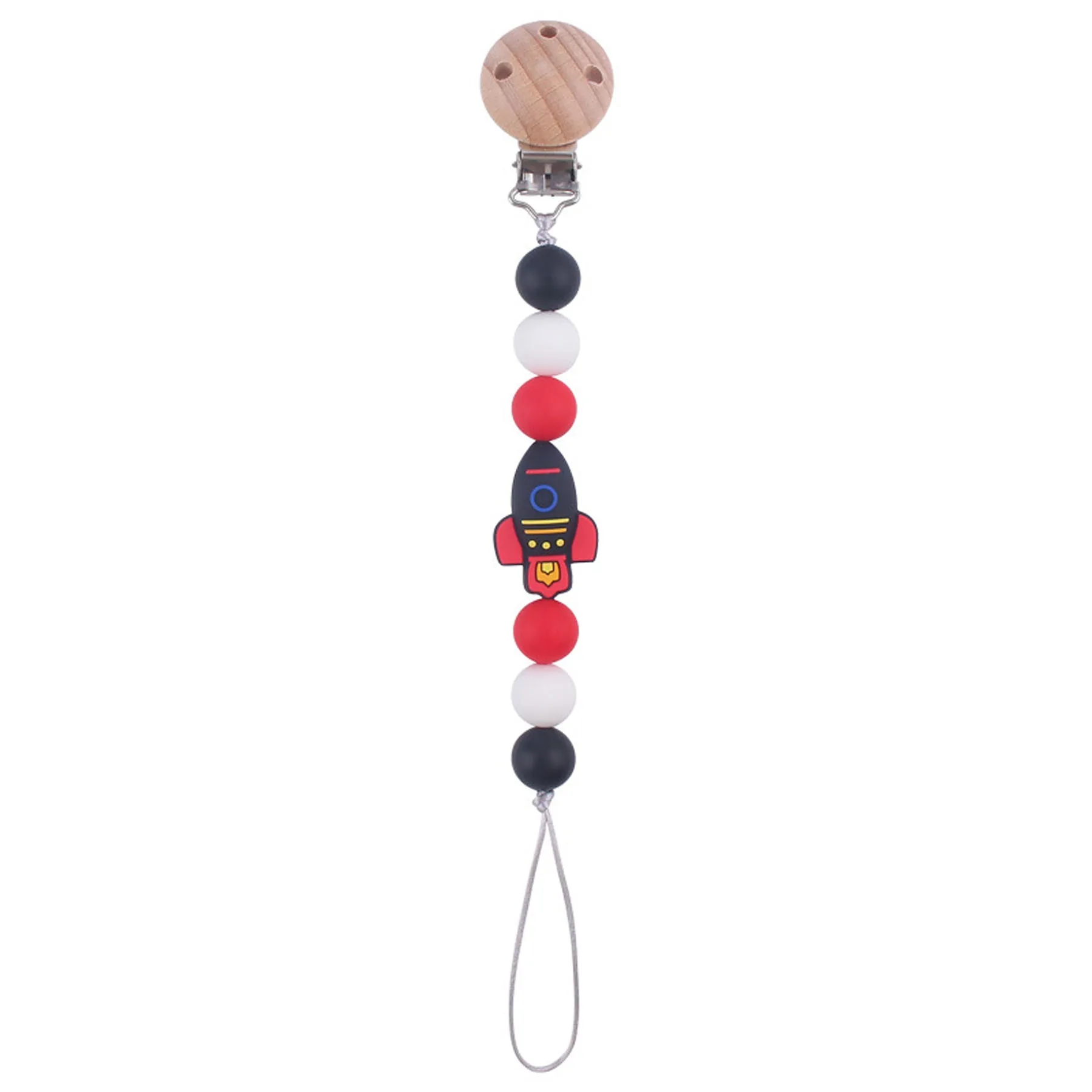 Cartoon Rocket Pacifier Chain 9