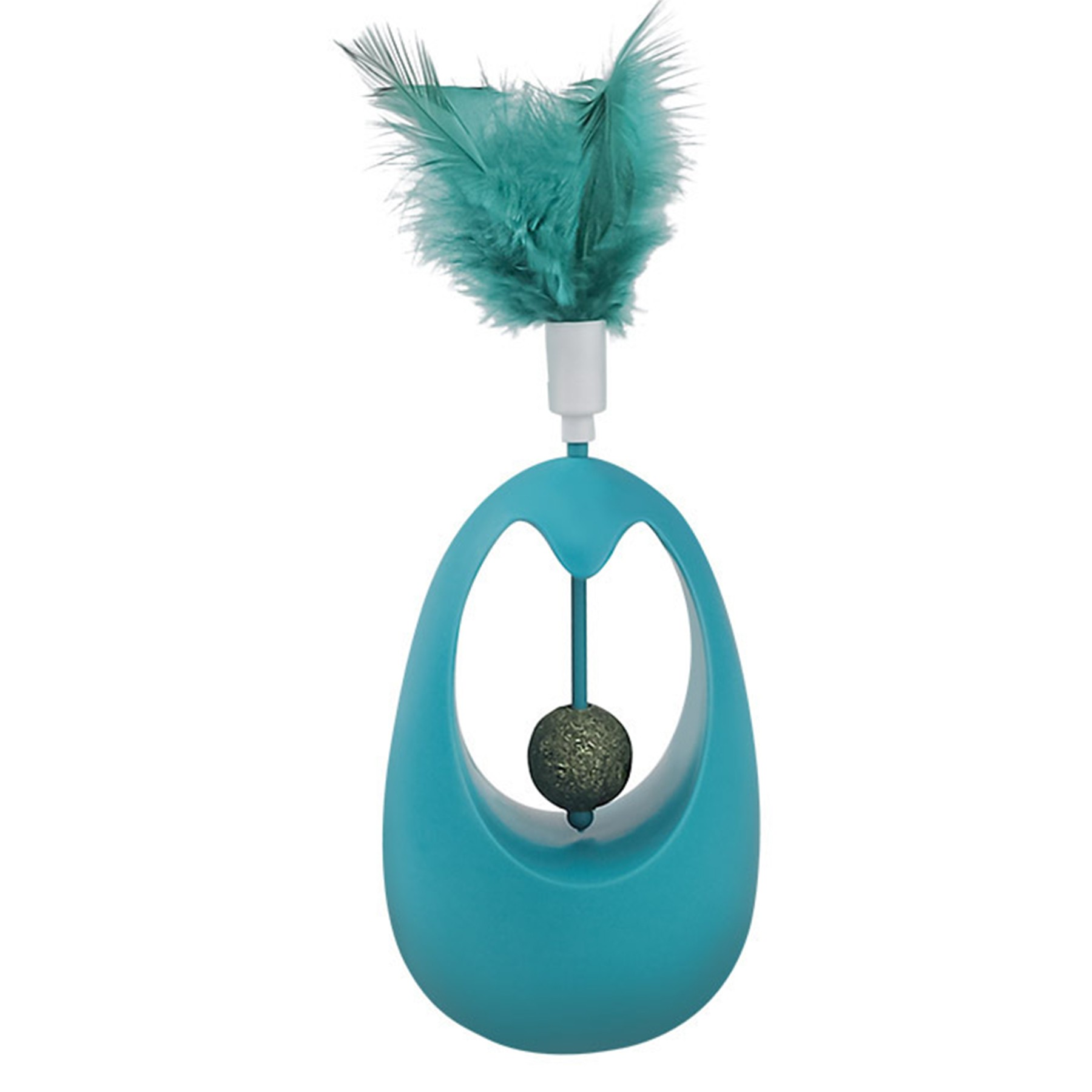 Tumbler Shaped Catnip Stick With Catnip Ball 4