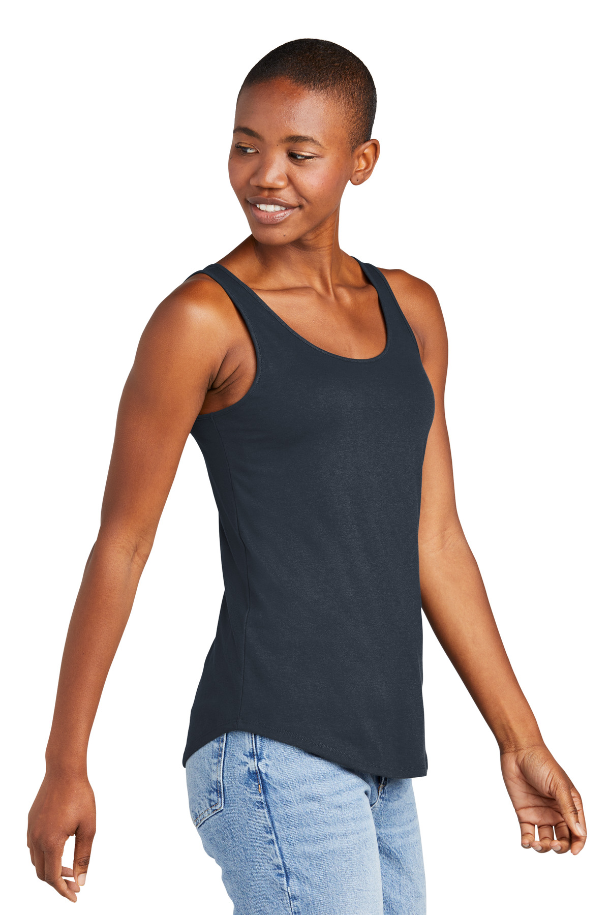 District Women's Perfect Tri Relaxed Tank DT151 86