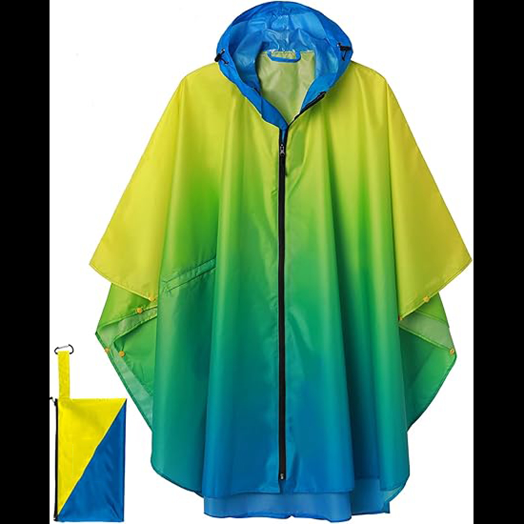 Unisex Hooded Poncho 37