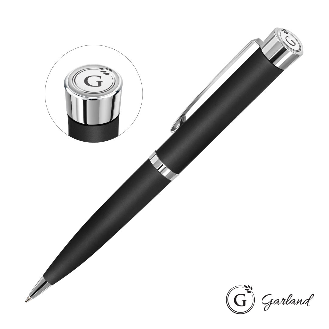 Garland® Executive Color Ballpoint Twist Pen - Chrome 7
