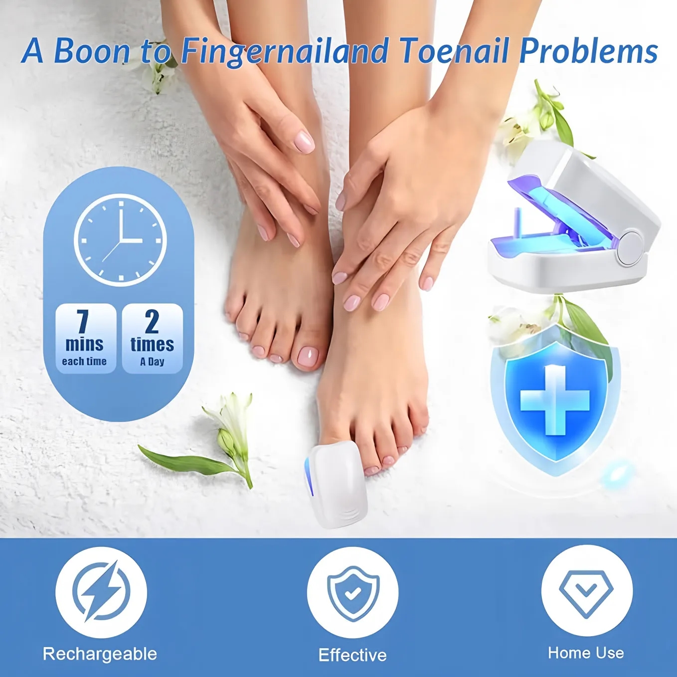 LED Nail Therapy Device for Toenail Care 5