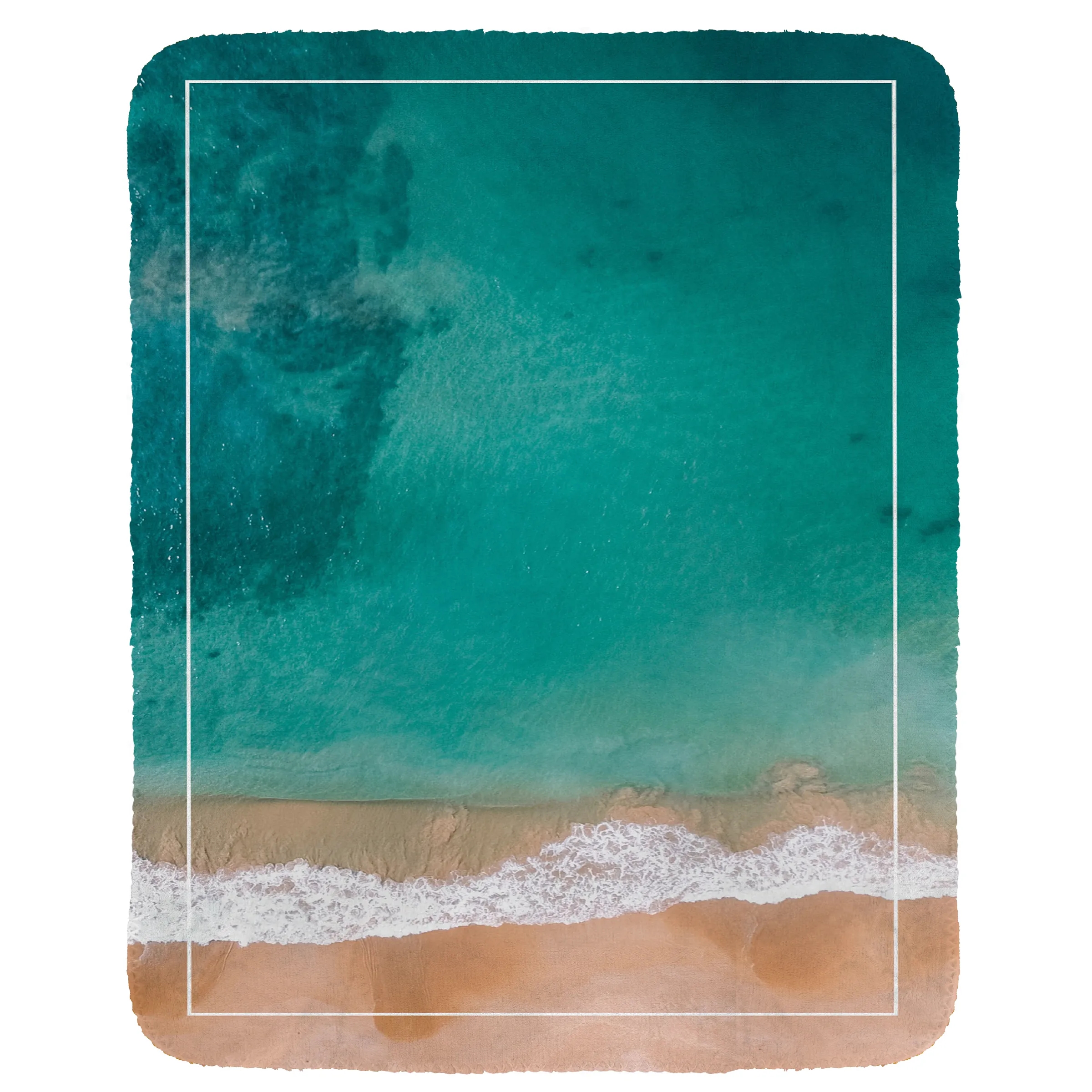 Beach Velvety Recycled Plush Blanket 4