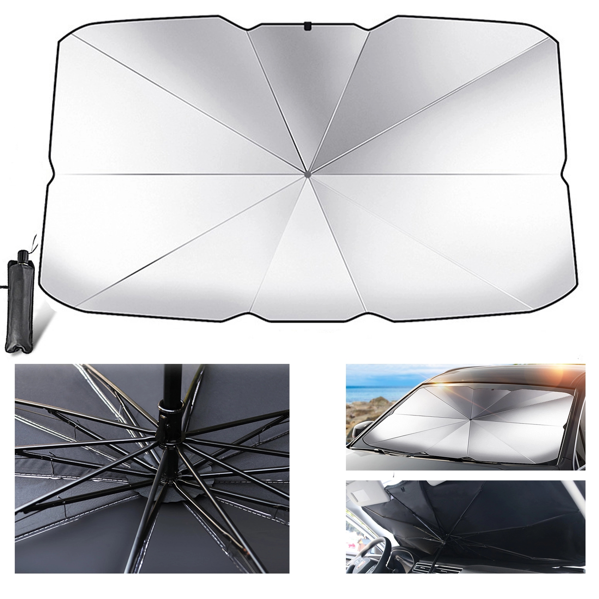Foldable Car Windshield Sun Shade 1