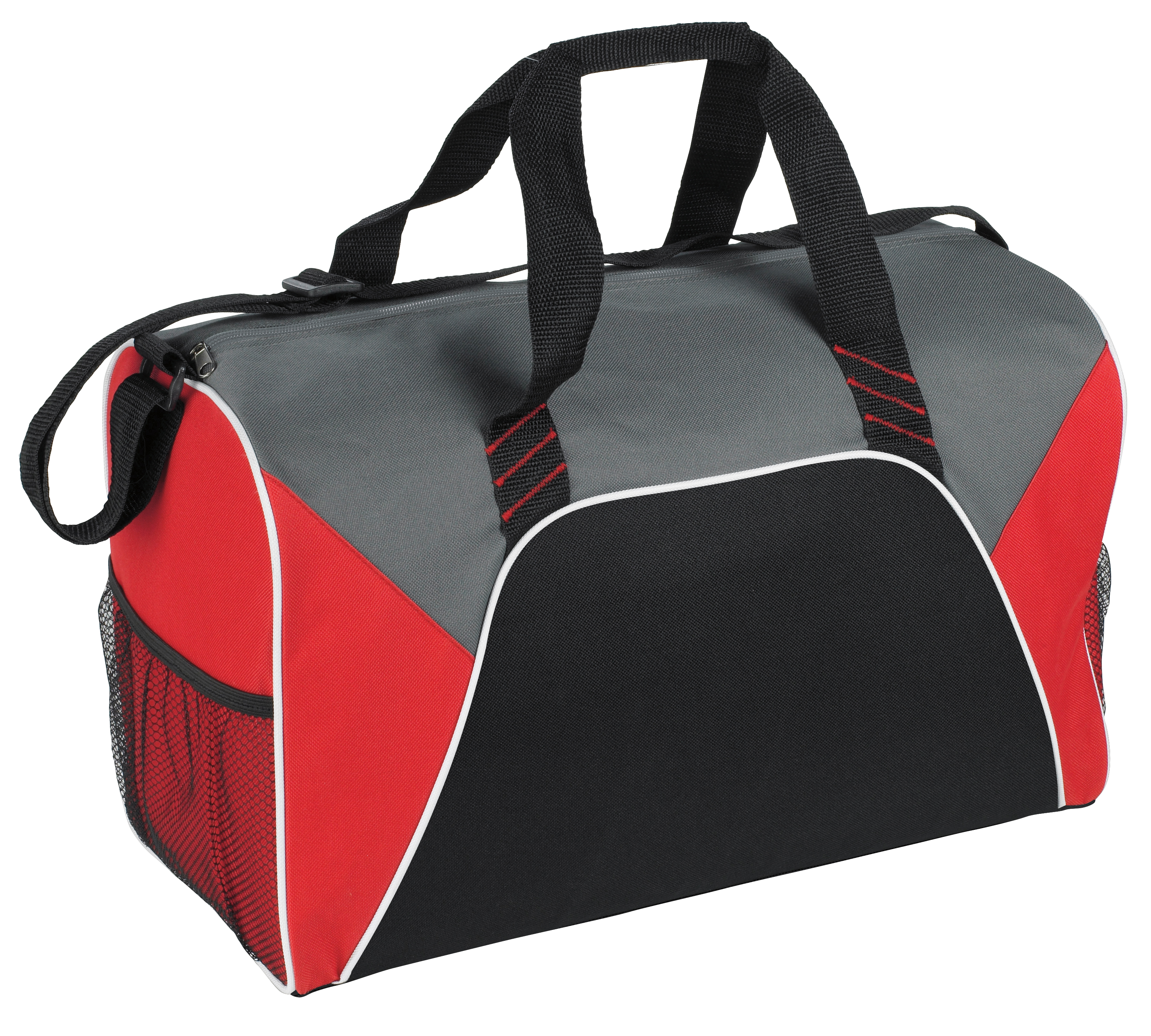 Color Panel Sport Duffel, custom duffel bag with logo imprint 11