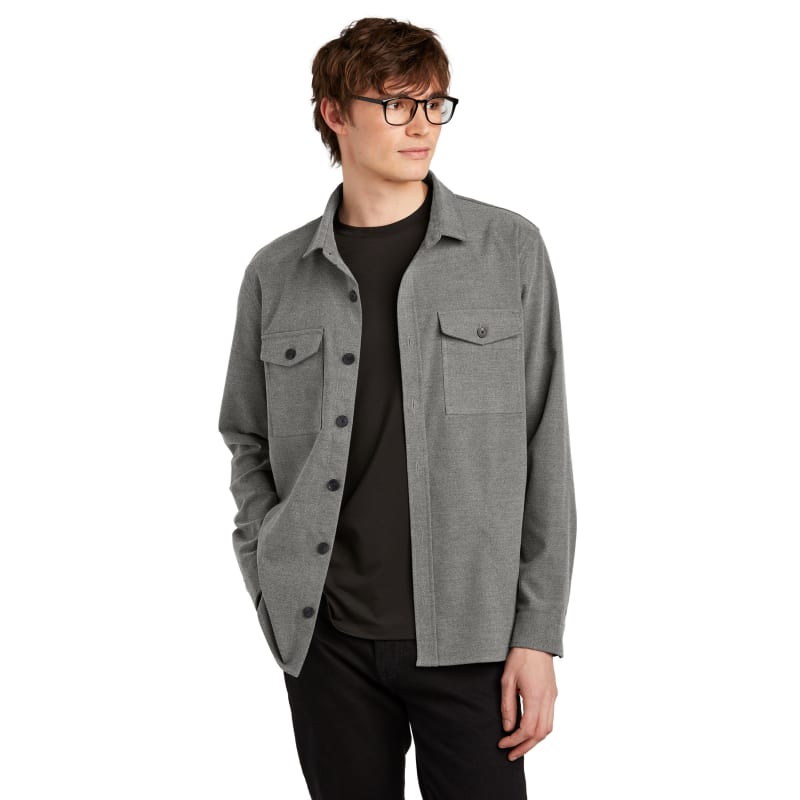 Mercer+Mettle Long Sleeve Twill Overshirt 4