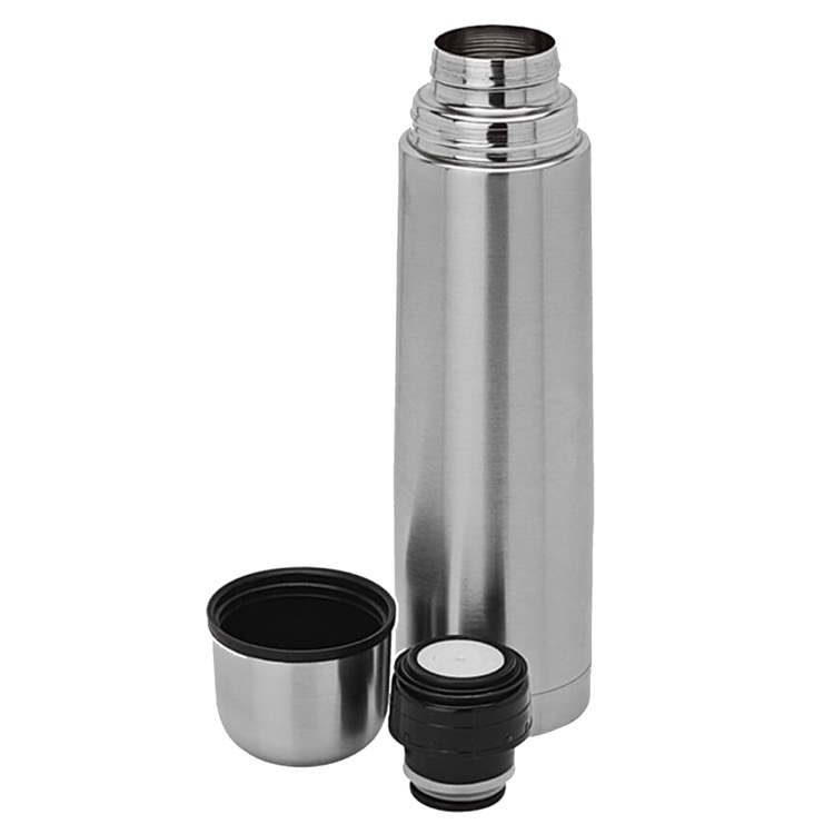 Bullet Flask Silver 500ml, custom water bottle with logo imprint 4