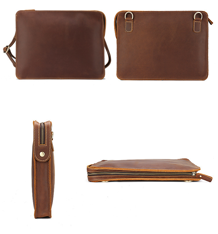 Genuine Leather Messenger Bag 2