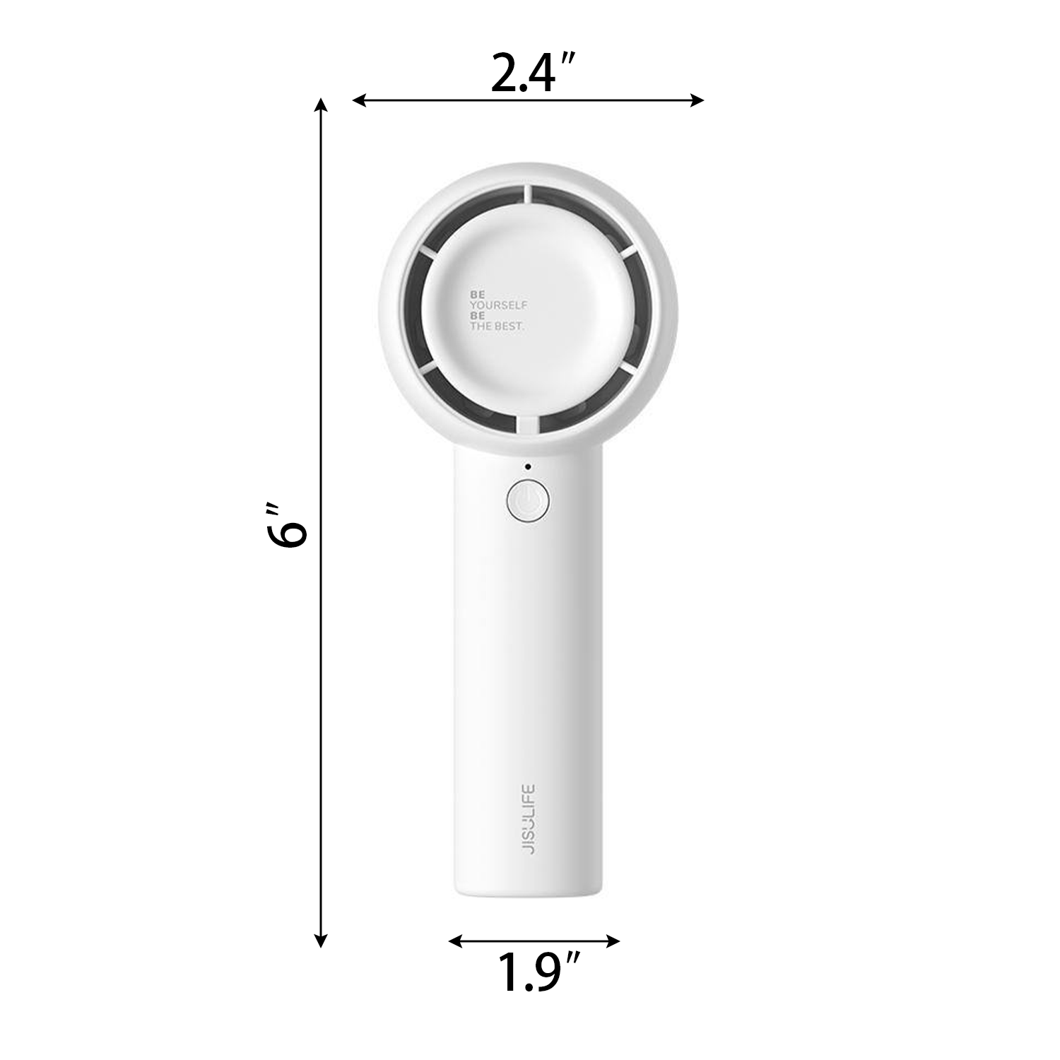 Mini Bladeless Handheld Fan - USB Rechargeable & Portable 1