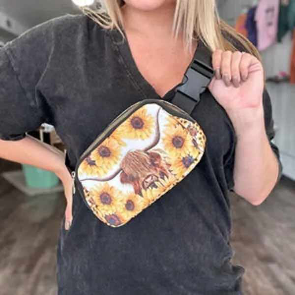 Famous Brand Bum Designer Lulu Inspired Sports Fanny Pack 1
