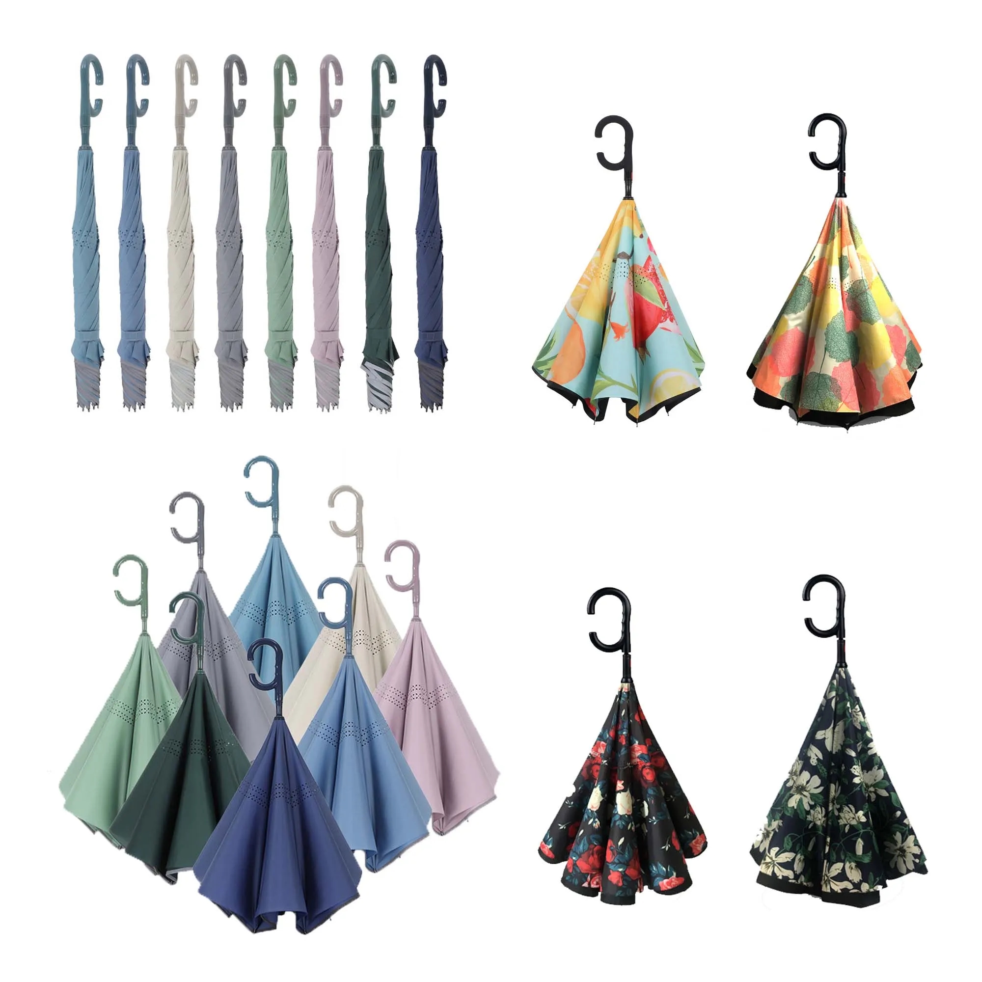 Full-automatic Colorful Reverse Umbrella