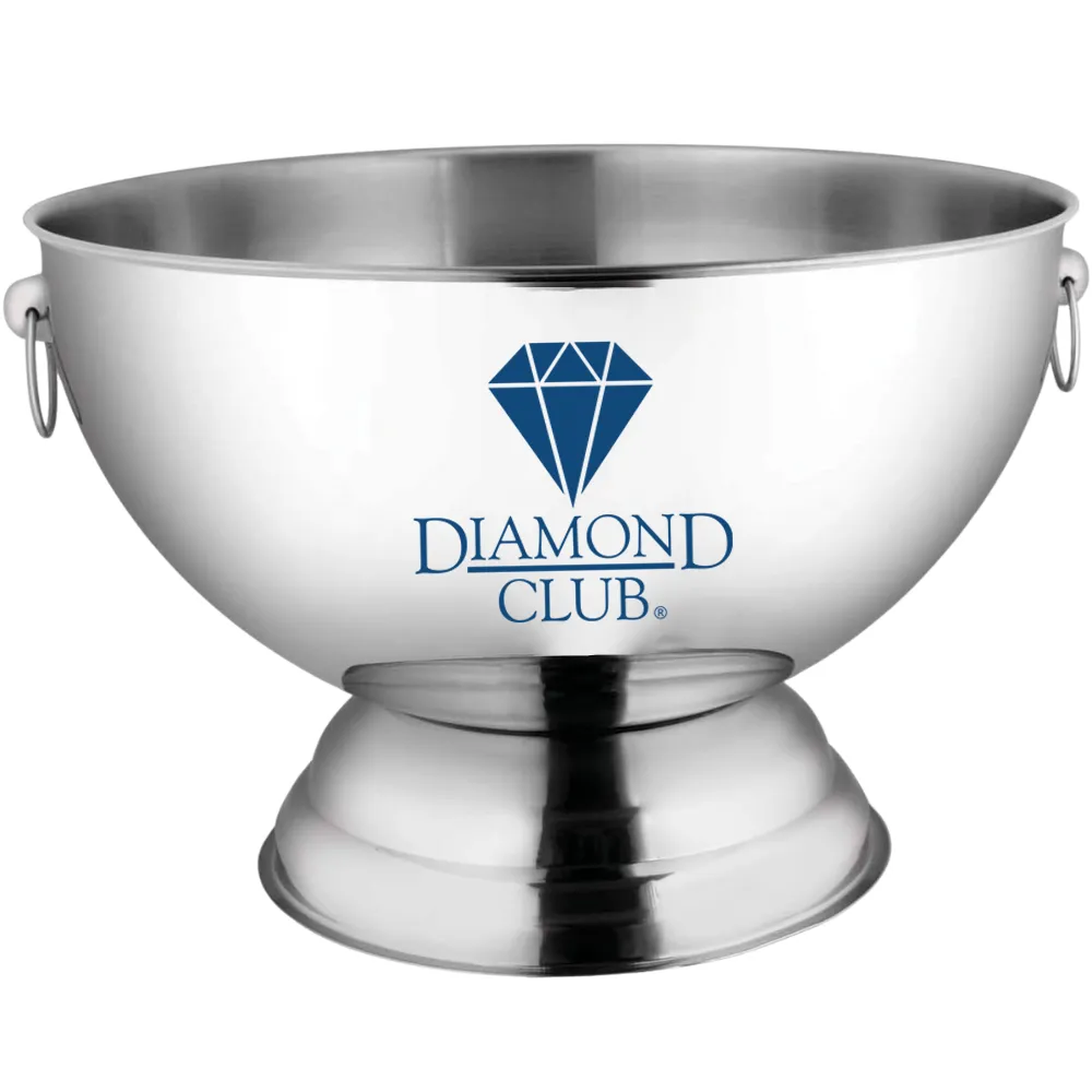 3.5Gal Stainless Steel Punch Bowl with Handles 4