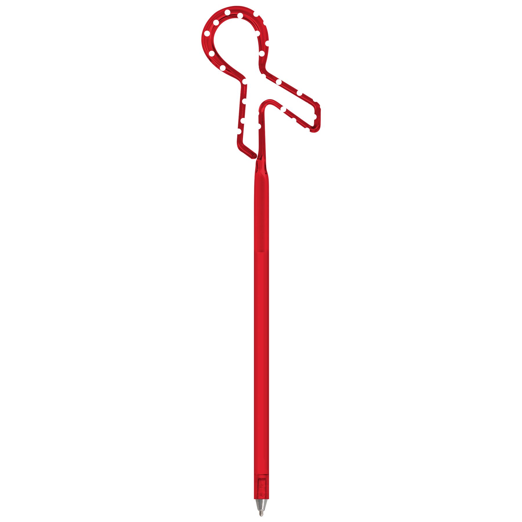 Awareness Ribbon Polka Dots Multi-Color Inkbend Standard, Bent Pen - Multicolor 2