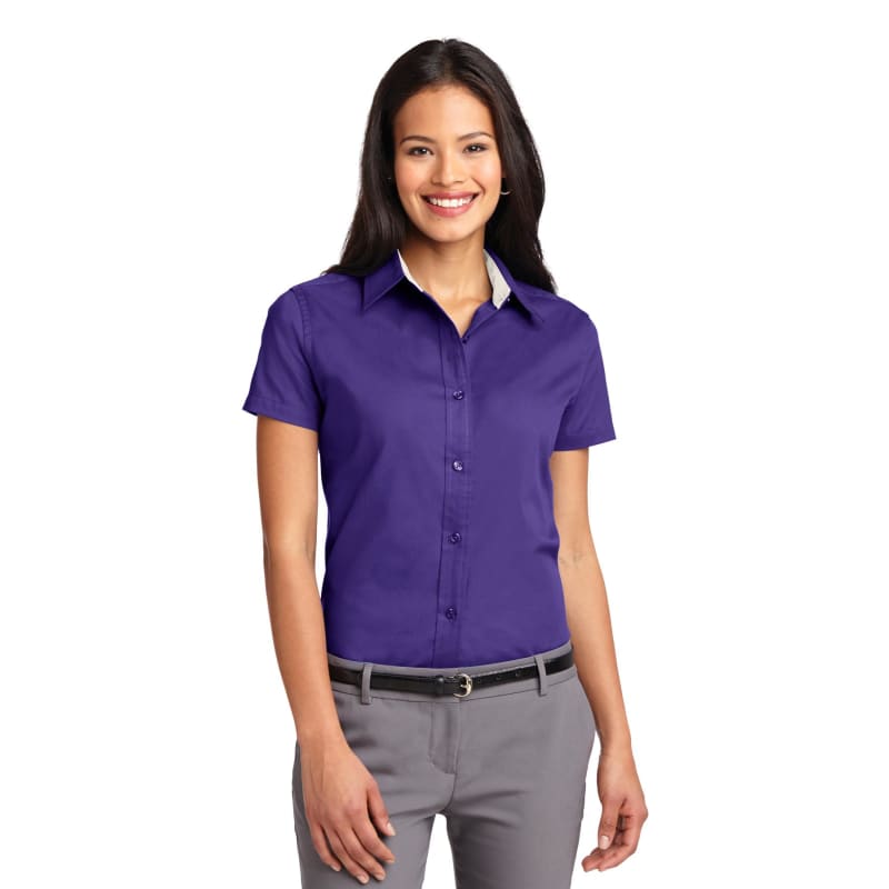 Port Authority Ladies Short Sleeve Easy Care Shirt. 48