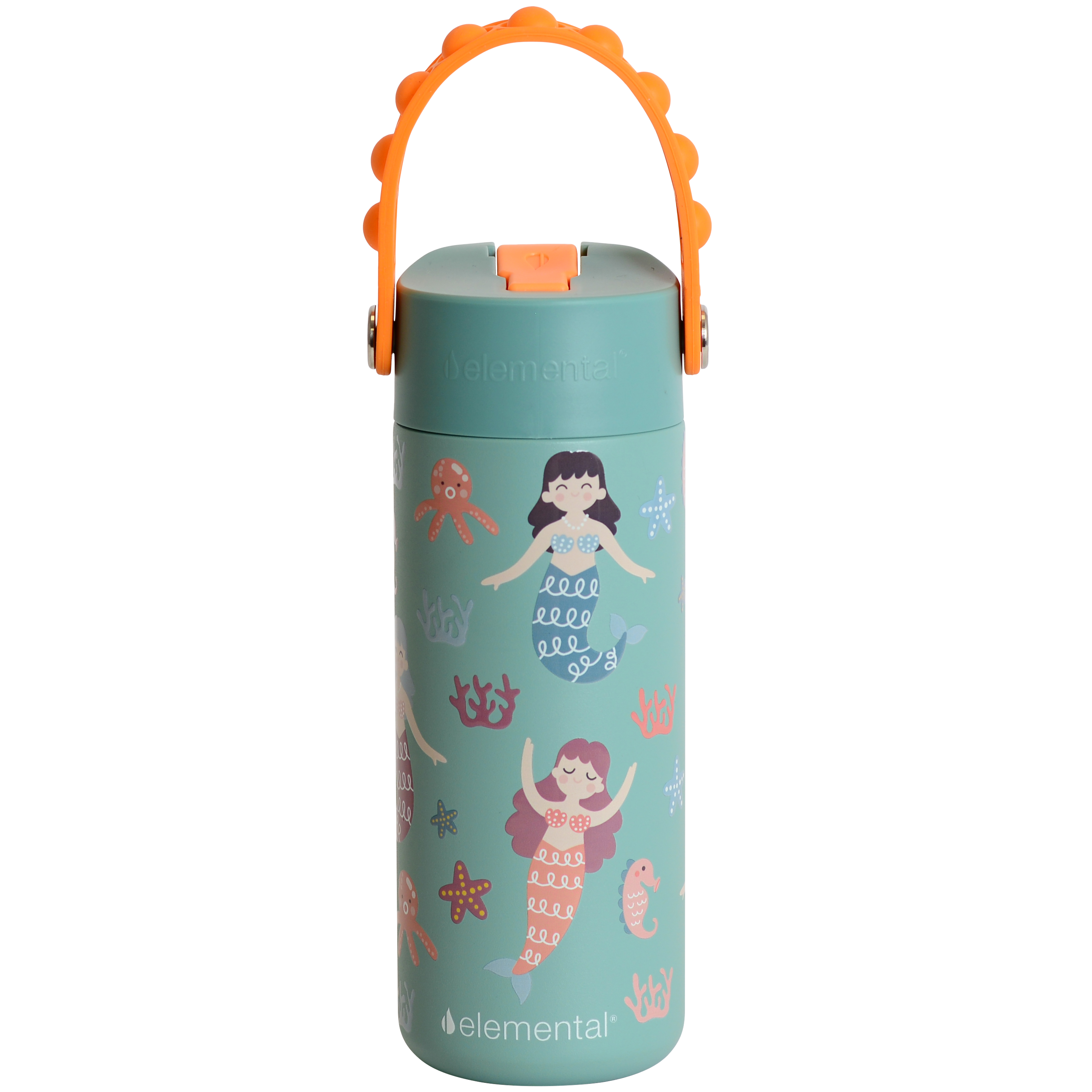 Elemental® Core Series 18oz Pop Fidget Stainless Steel Water Bottle - Vacuum Insulated - BPA-Free 50