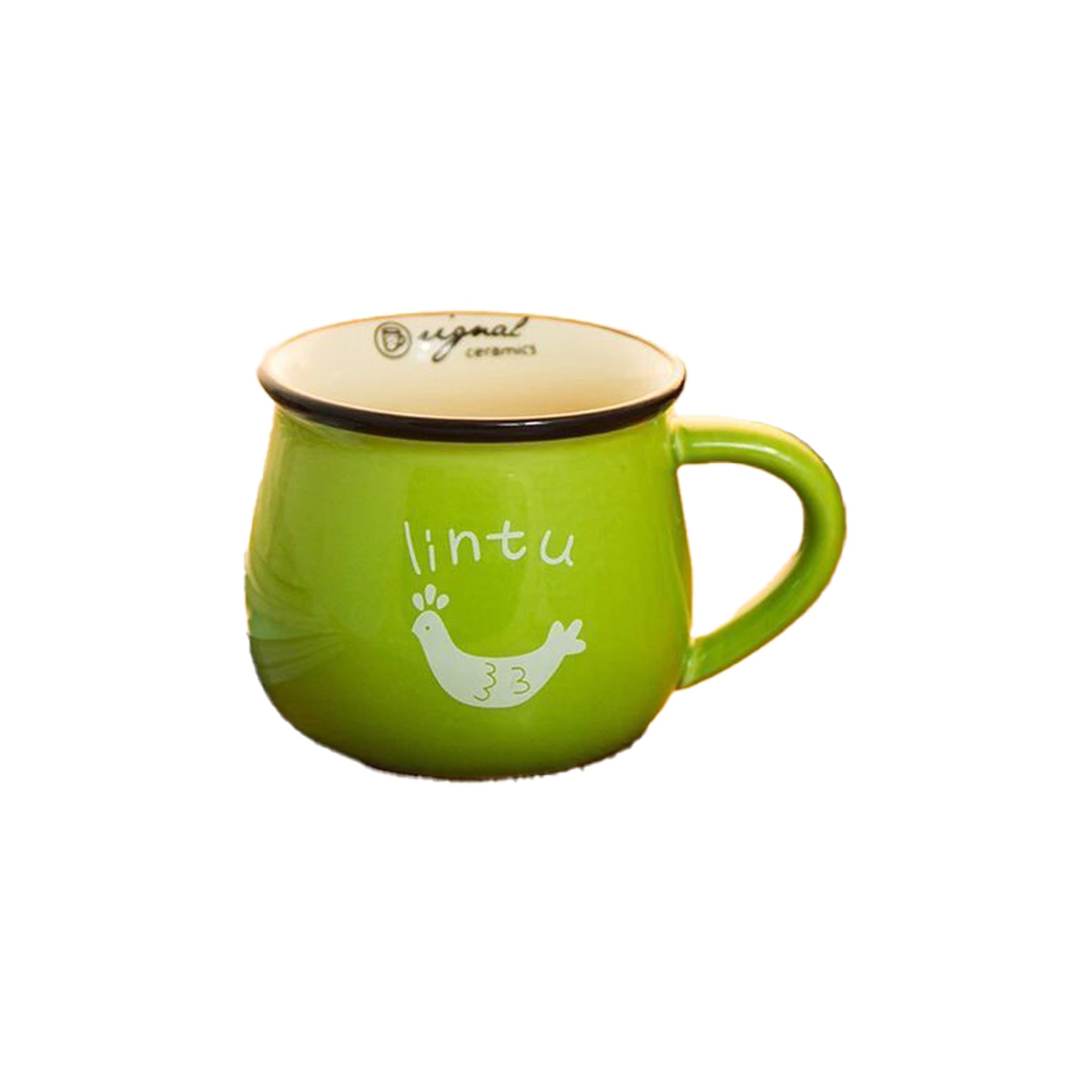 12oz Ceramic Egg-Shaped Mug 5