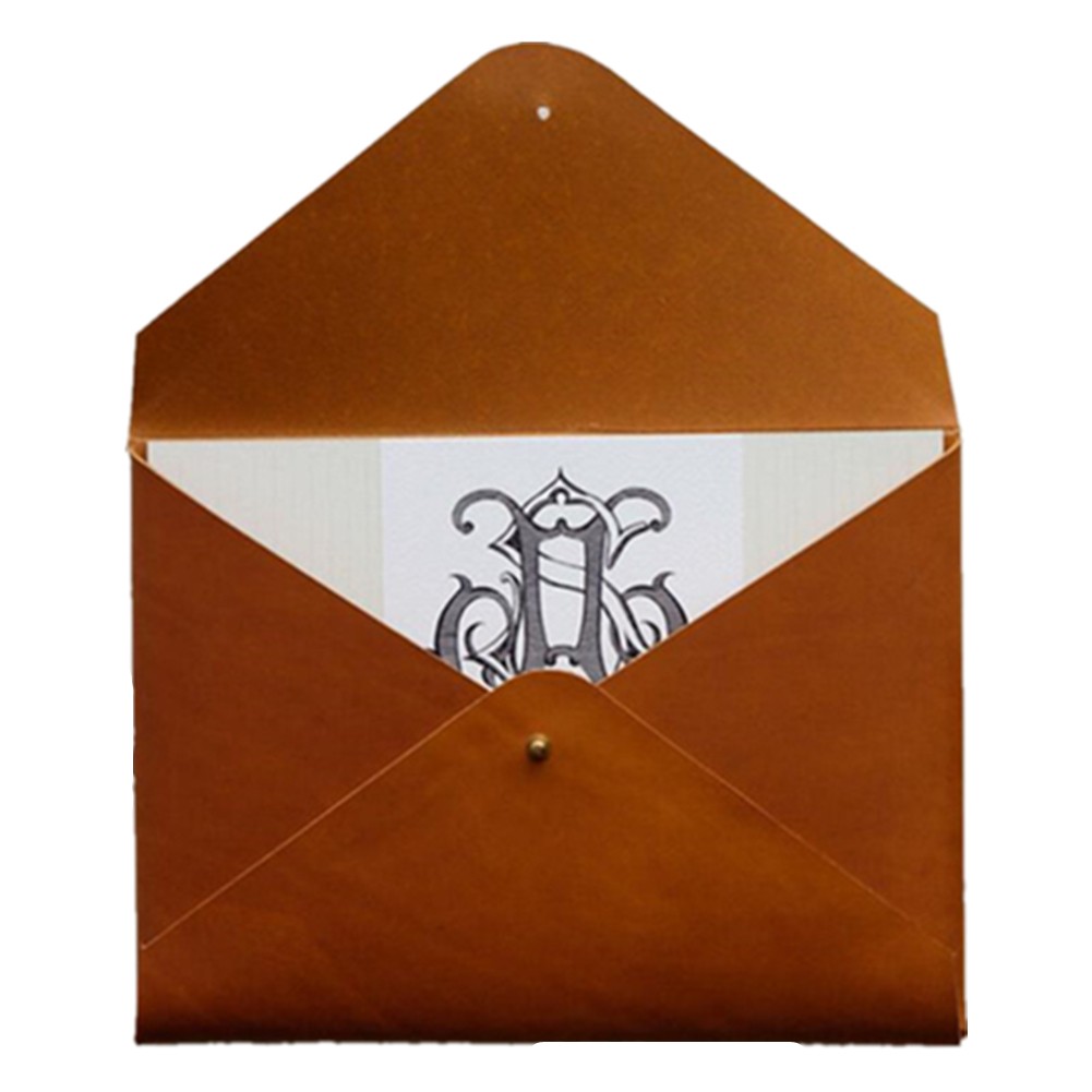 Leather Flip Cover Document Bag Envelope Case 3