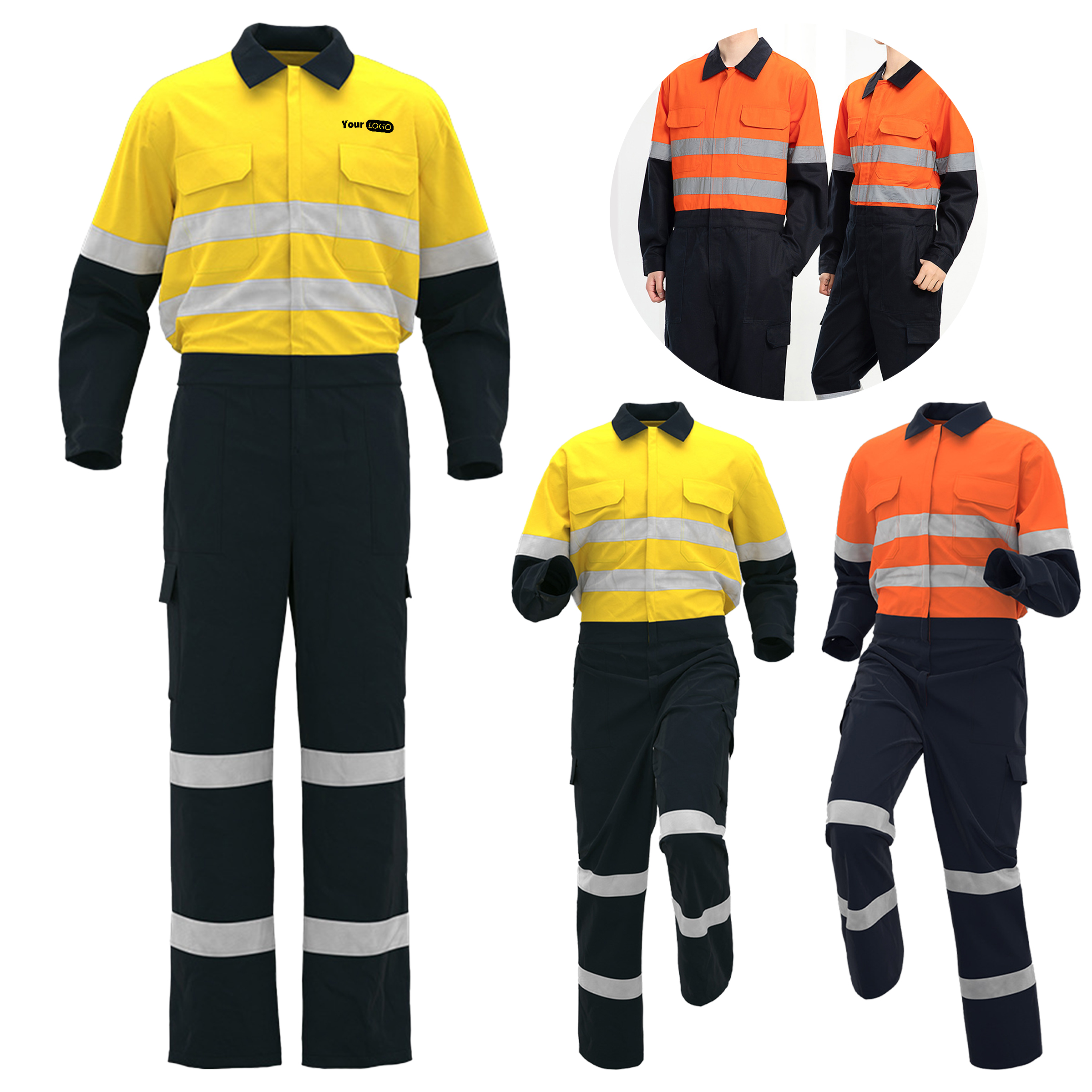 Cotton Fluorescent Reflective Workwear 3