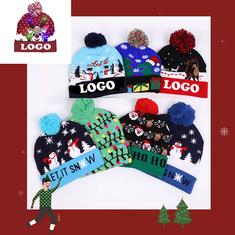 LED Christmas Holiday Hat for Unisex Kids Adults 11