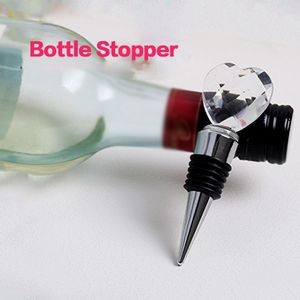 Charming Diamond Heart Shaped Wine Cork Bottle Stopper 8