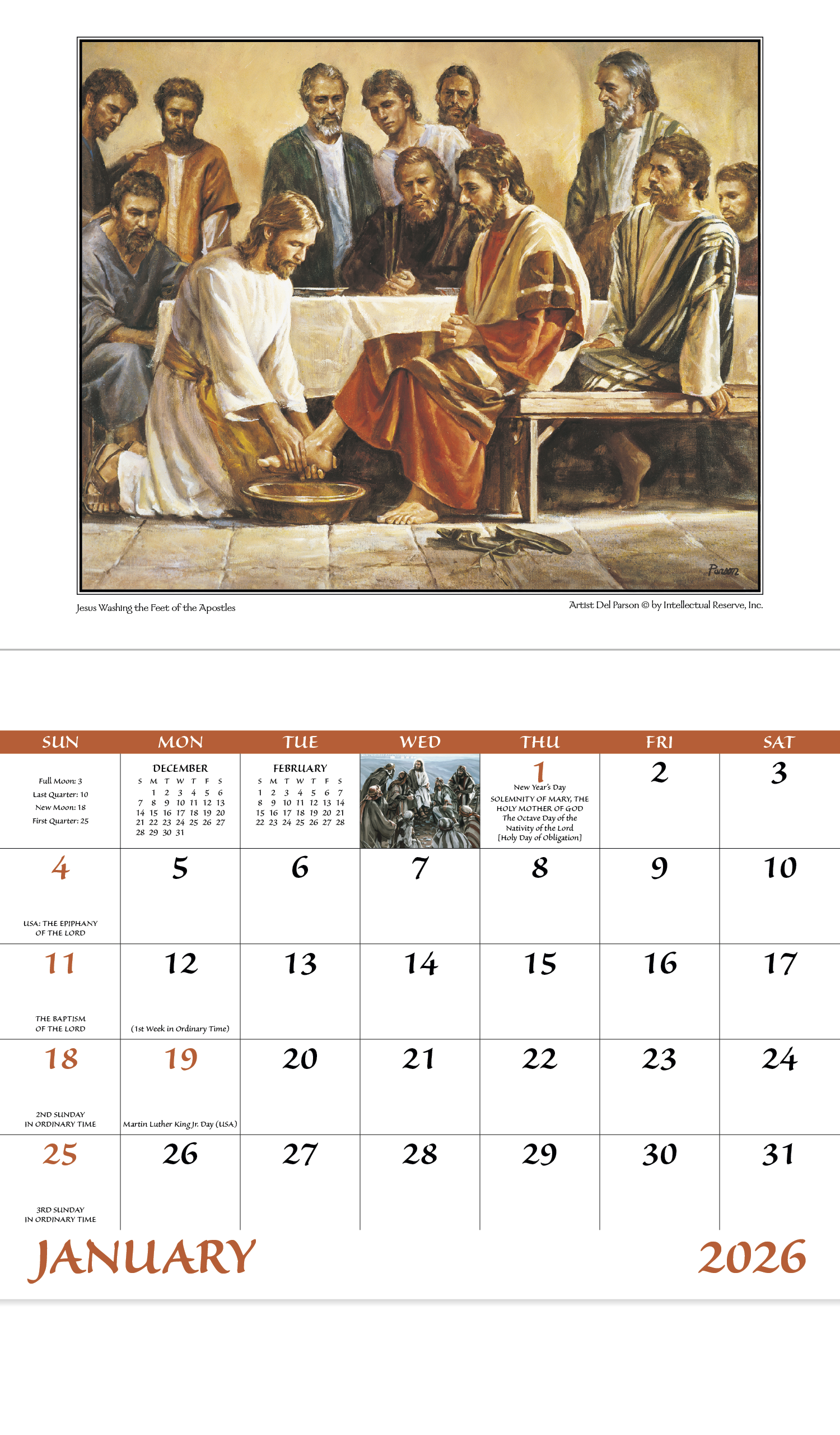 Good Value™ God's Gift - Stapled Calendar 36