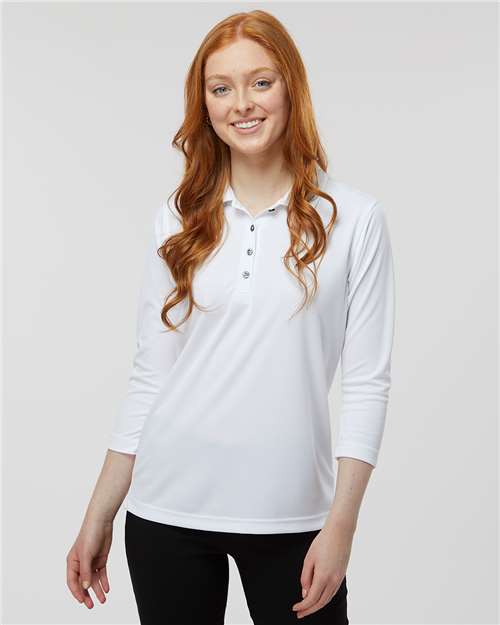 Women's Lady Palm Three-Quarter Sleeve Polo - 120 33