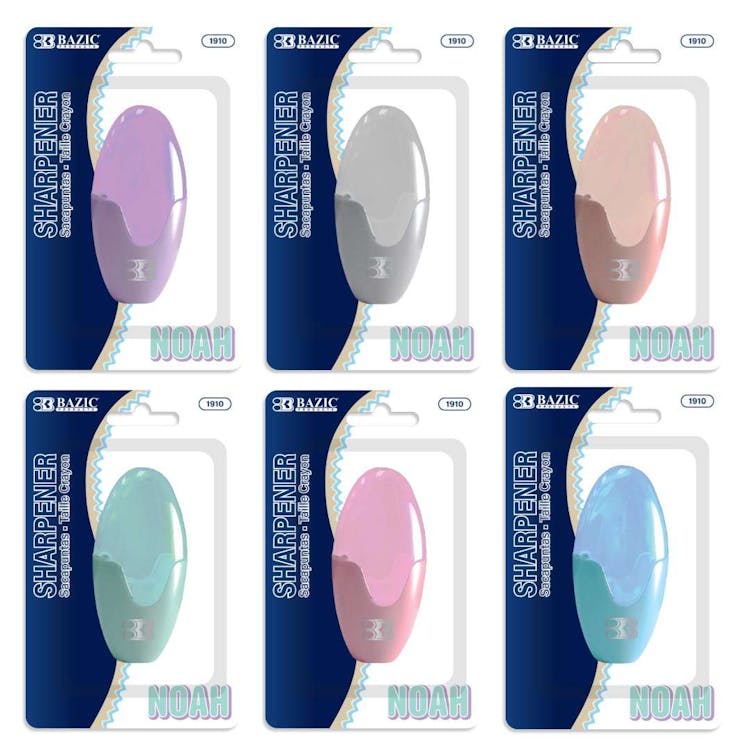 Pencil Sharpeners - Shavings Receptacle Assorted Colors 2