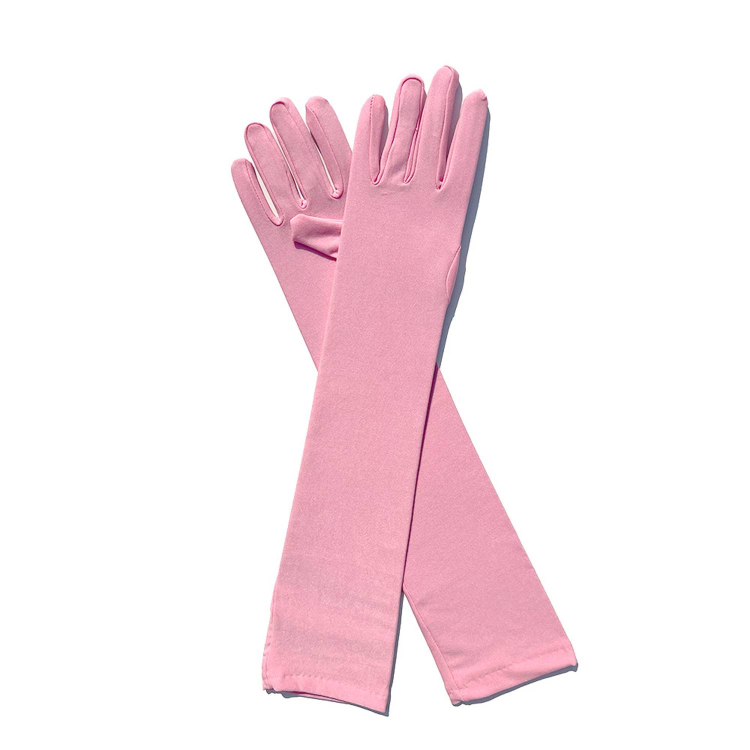 Women Long Stretchy Party Gloves 13