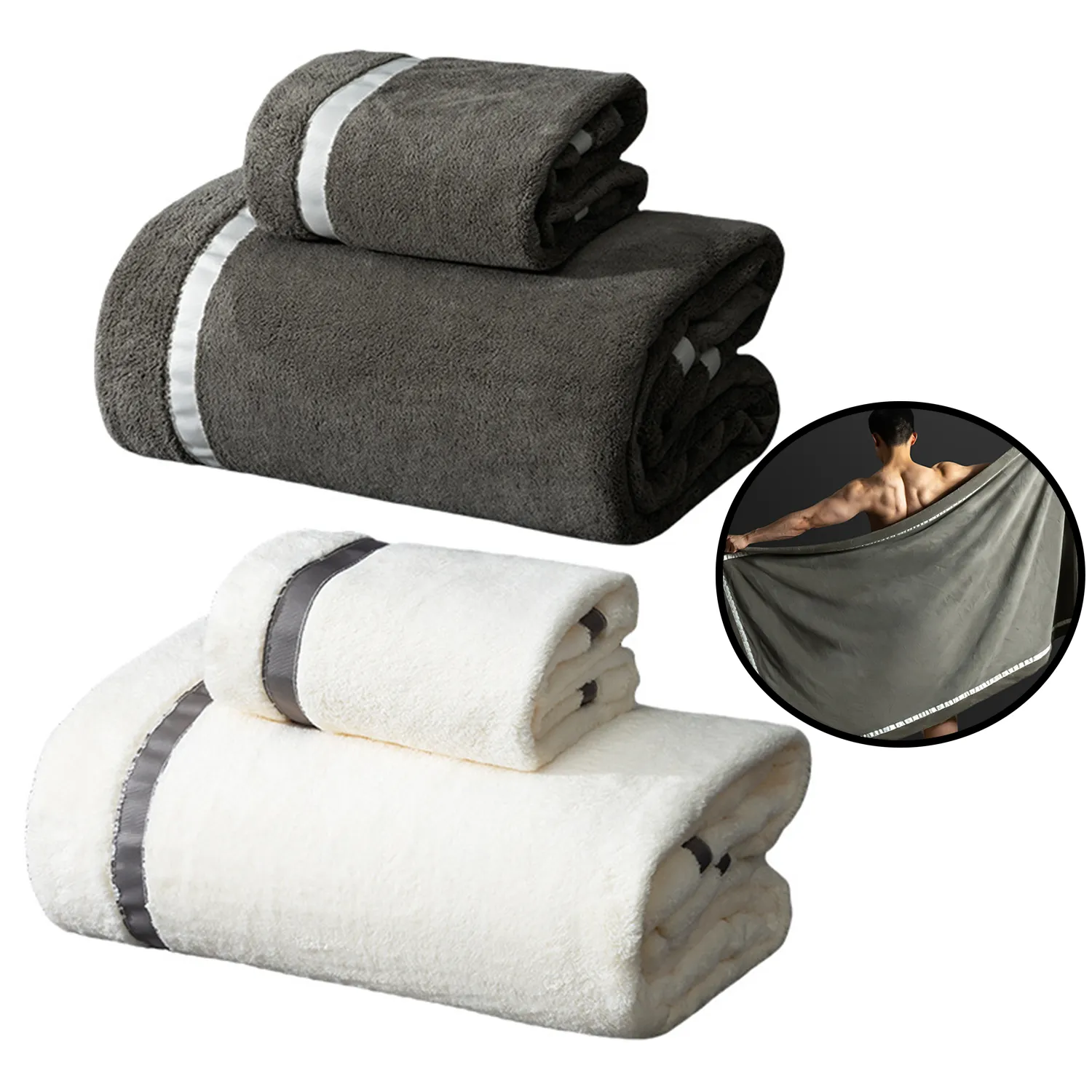Coral Velvet Bath Towel 1