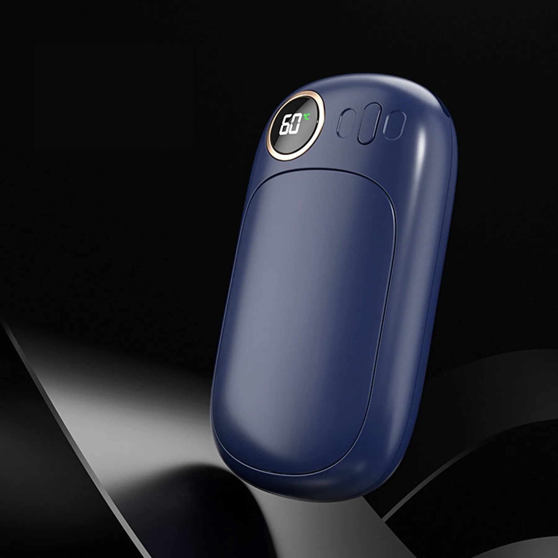 3600 mAh Digital Display Double-sided Heating Power Bank 10