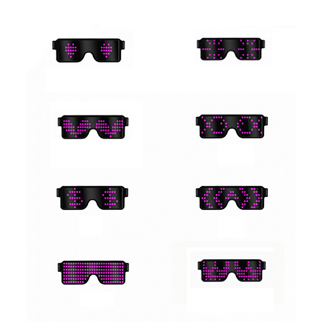 Rechargeable LED Party Glasses 3