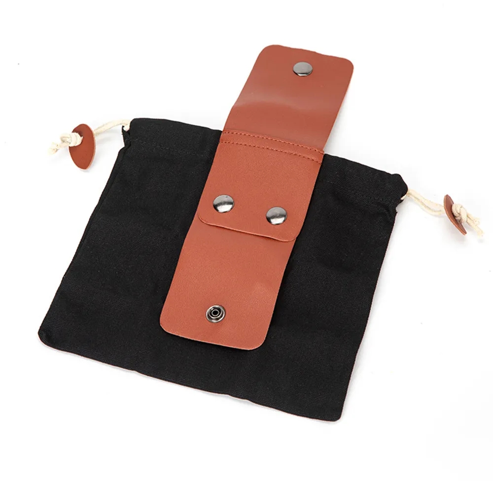 Collapsible Waxed Canvas Foraging Pouch 8