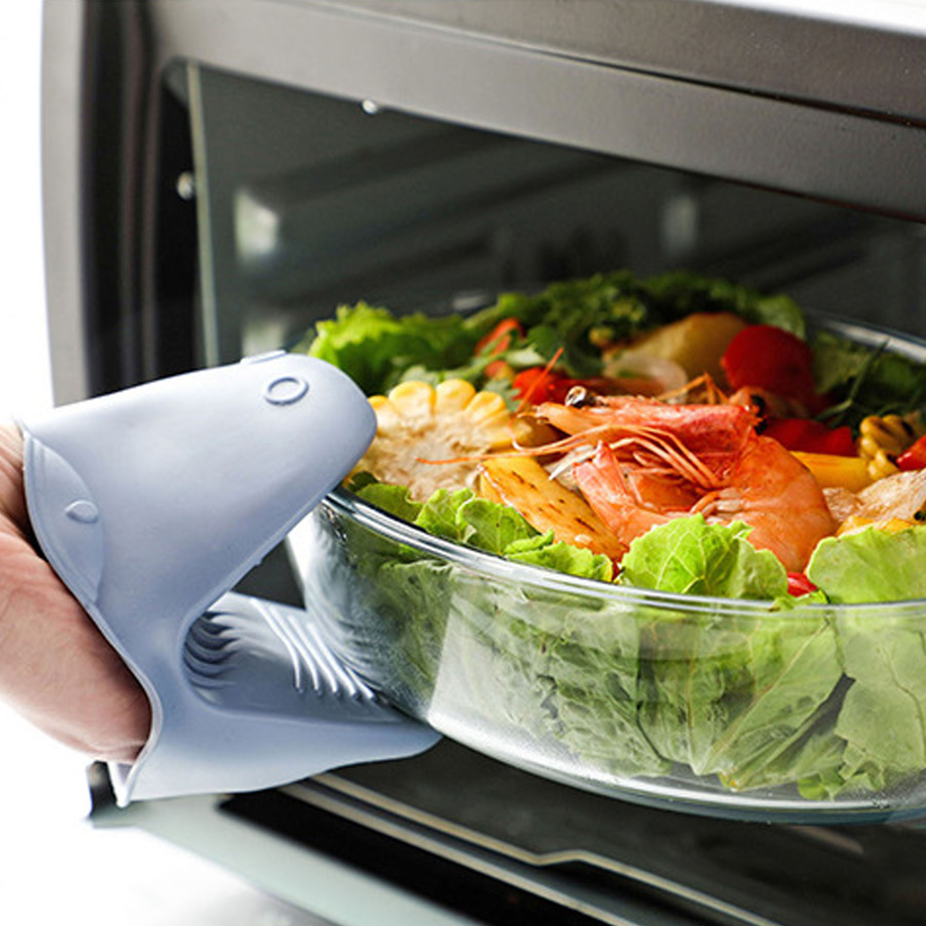 Kitchen Insulated Silicone Gloves 7