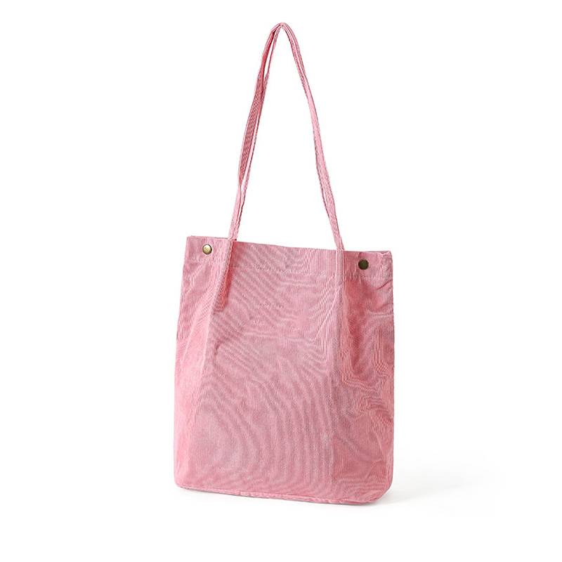 Portable Corduroy Tote Bag 8
