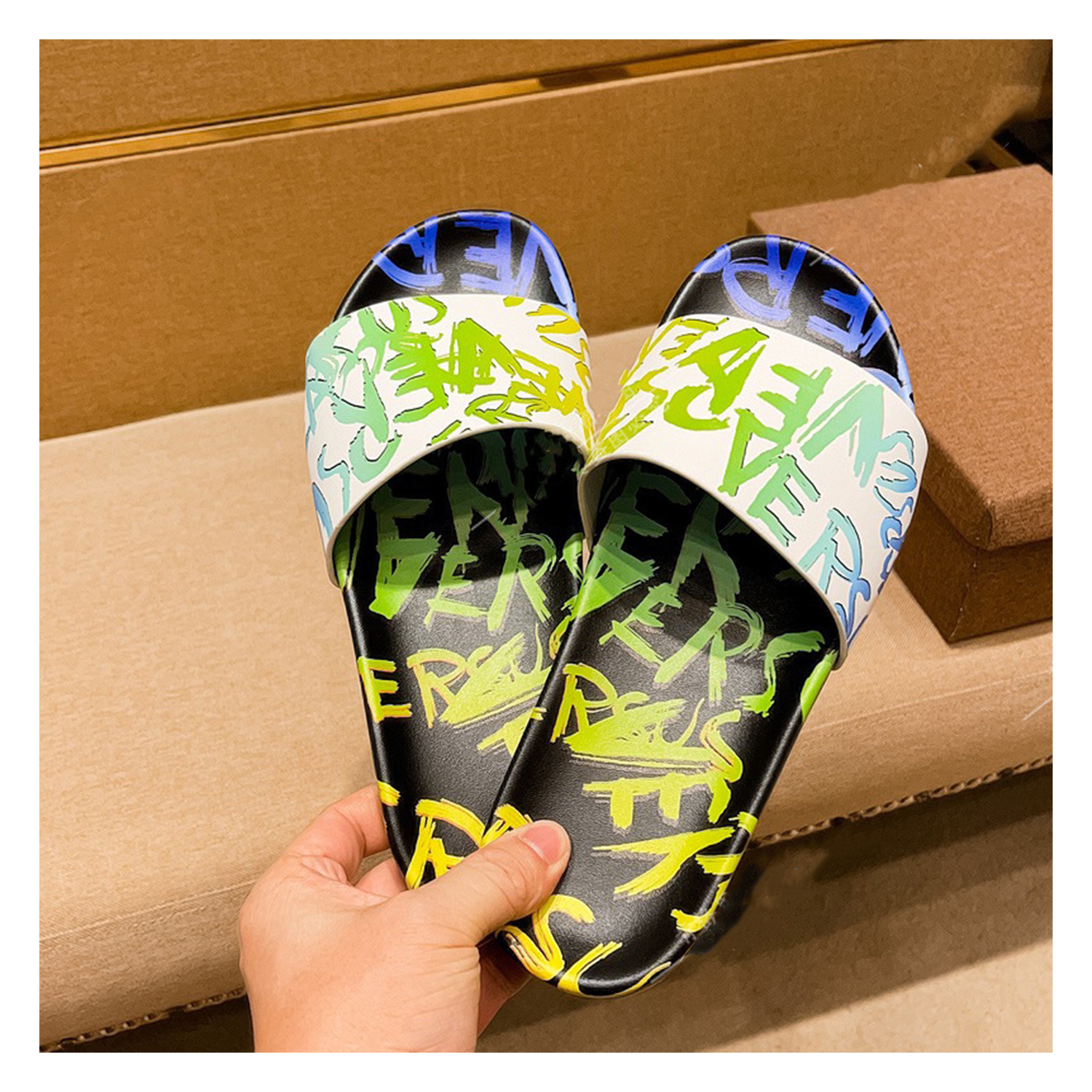 Eco-Friendly Recycled PVC Waterproof Slide 4
