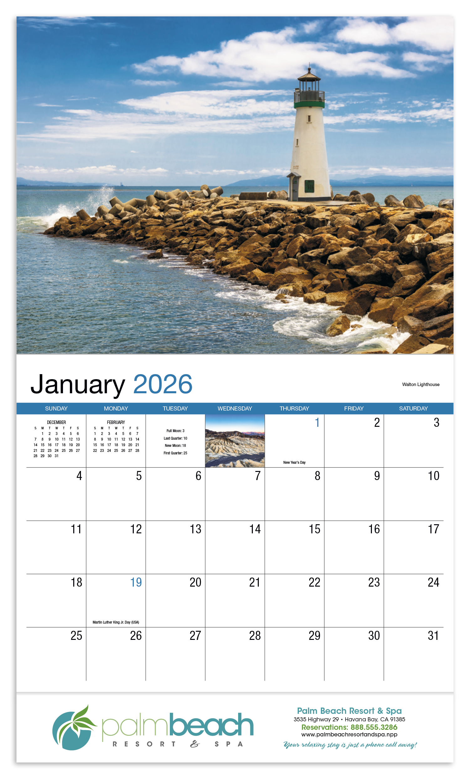 HotLine® Products California Appointment Calendar - Stapled 7